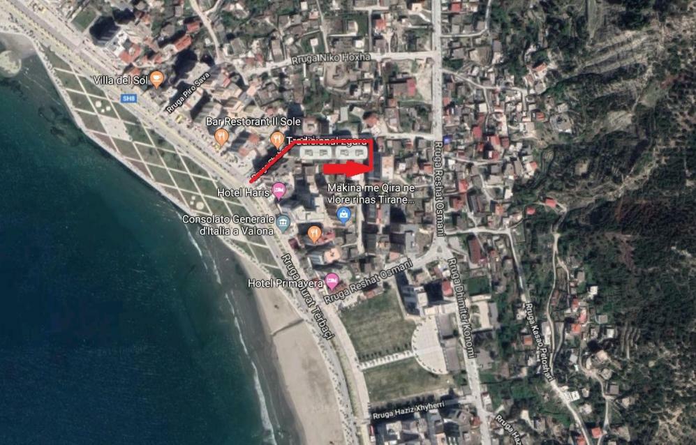 Lindita'S Seaview Appartment Vlora Kültér fotó